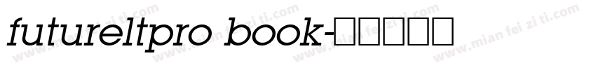 futureltpro book字体转换